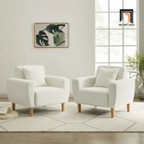  Ghế sofa đơn màu đỏ đô DT2 Zaro cho phòng ngủ nhỏ xinh 