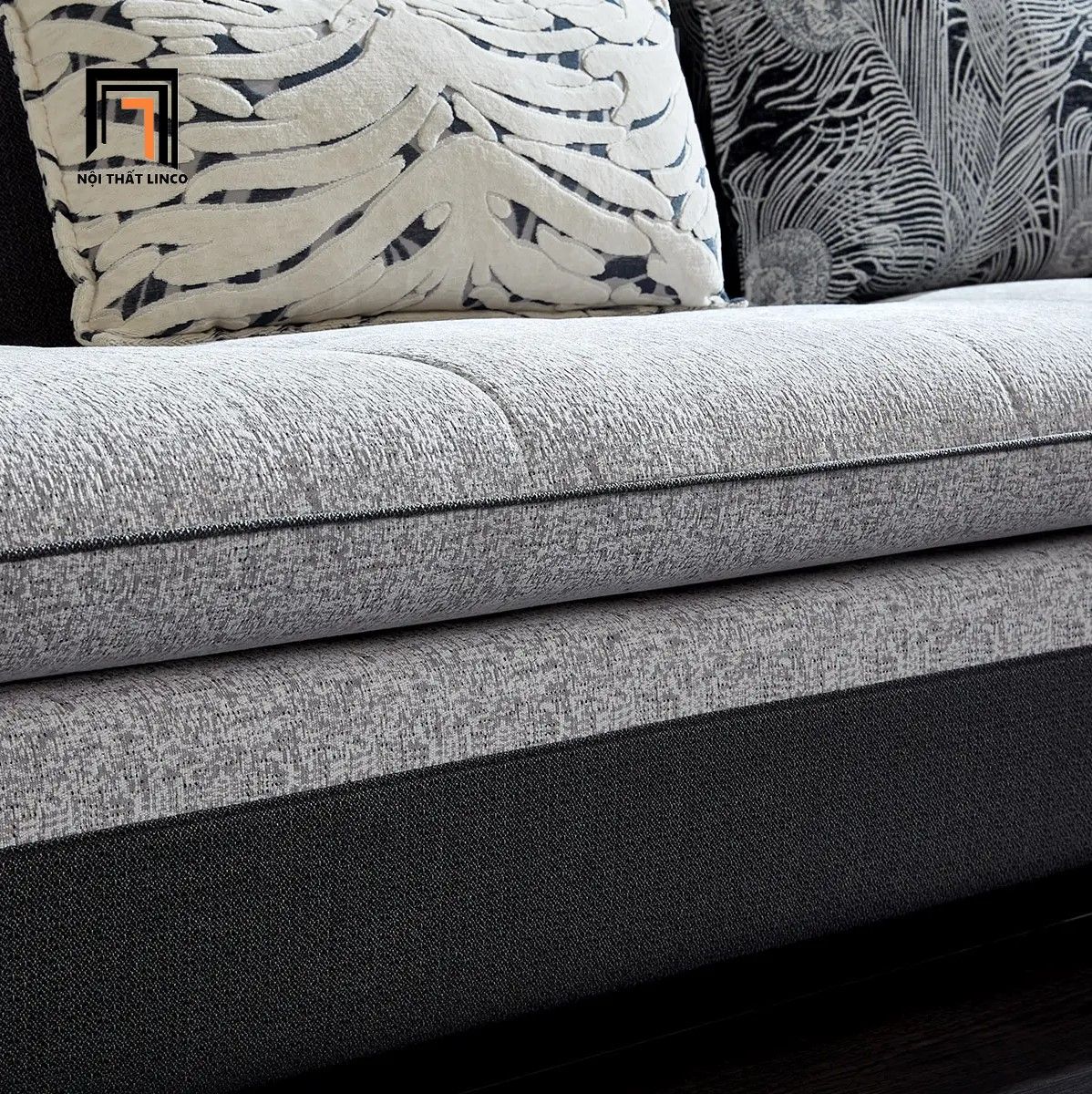  Bộ ghế sofa chữ U UT9 Timme 2m85 vải nỉ cho gia đình 