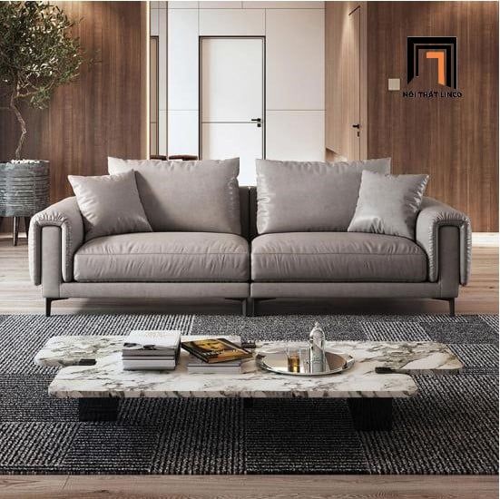  Ghế sofa băng giả da 2m1 BT48 Covet phong cách Âu hiện đại 