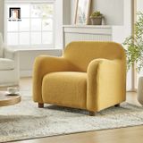  Ghế sofa đơn vải lông cừu xinh xắn DT108 Berken cho shop tiệm 