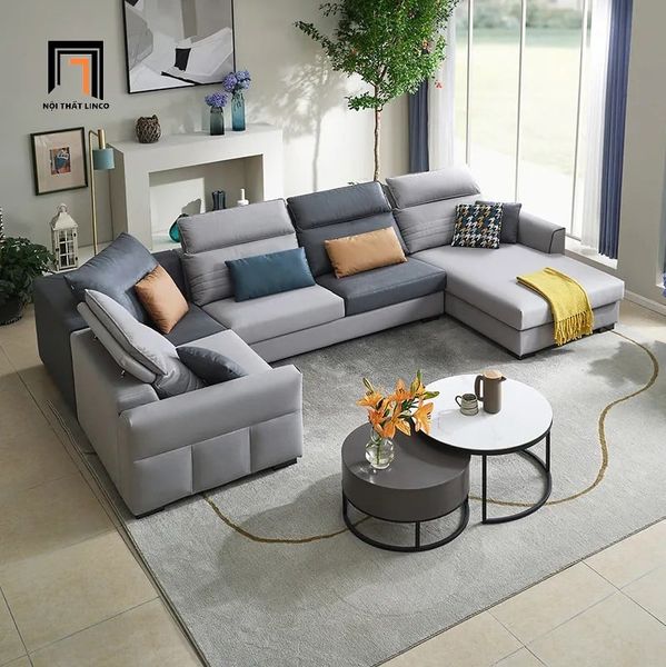 sofa chữ U dài 3m2 cho phòng khách
