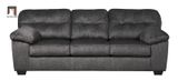  Ghế sofa phòng khách gia đình BT31 Barrus dài 2m da giả đen 