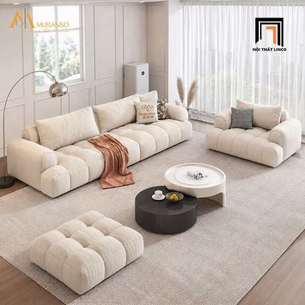 sofa phòng khách dài 2m6