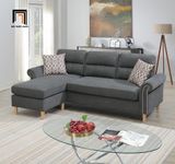 Bộ ghế sofa góc chữ L gia đình GT65 Retic 2m2 x 1m5 vải bố 
