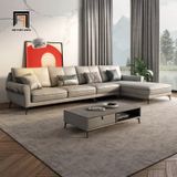  Bộ ghế sofa góc L da giả 3m x 1m6 GT30 Shyne kiểu dáng hiện đại 
