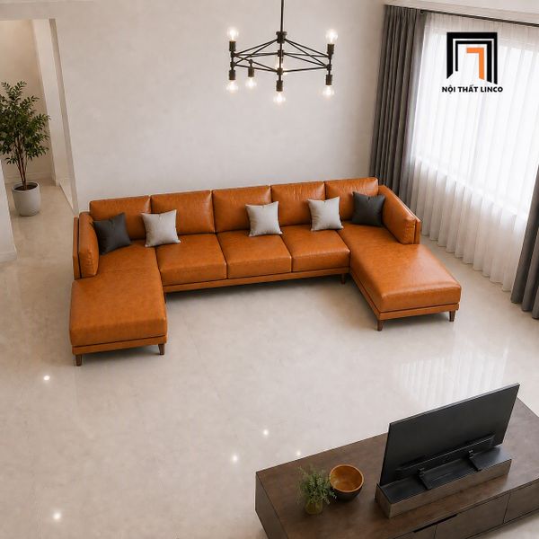 sofa chữ U dài 3m4