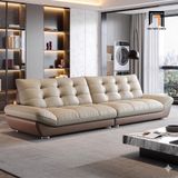  Ghế sofa văng phòng khách hiện đại BHQ87 Burkey 2m4 bọc da 