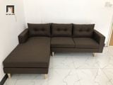  Ghế sofa góc GL2 gia đình nâu đậm 2m2 x 1m6 giá rẻ 
