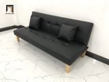  Bộ ghế sofa bed bật giường GBL1 da giả đen giá rẻ dài 1m7 