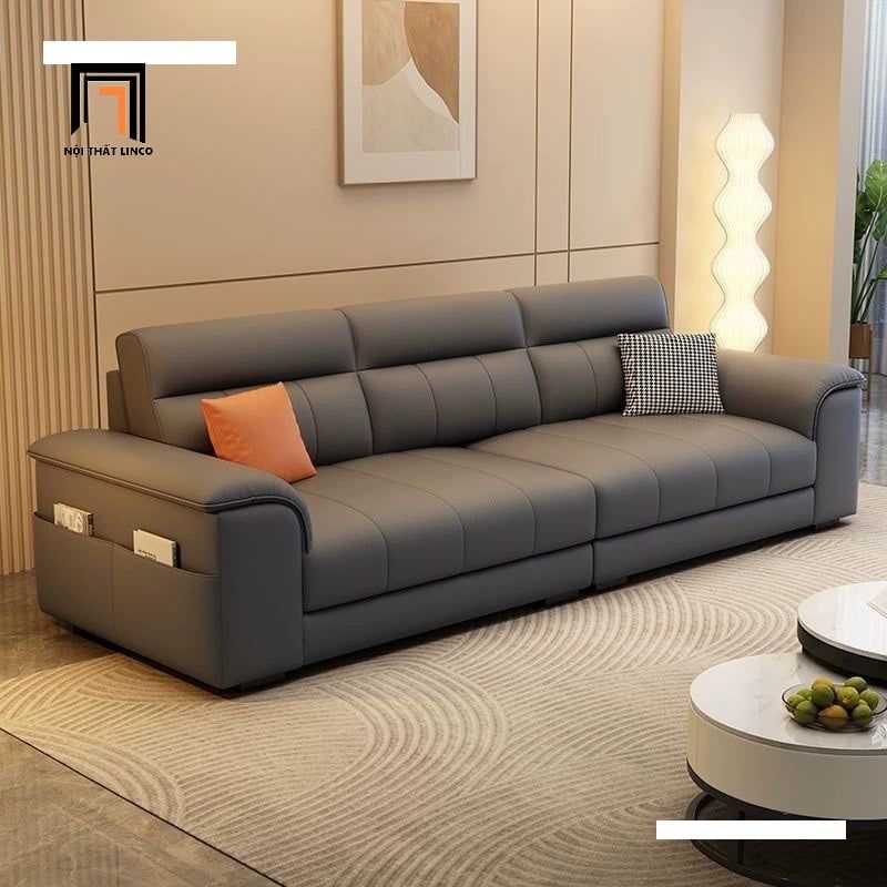  Ghế sofa băng phòng khách cao cấp BHQ4 Haxby 2m1 bọc da 