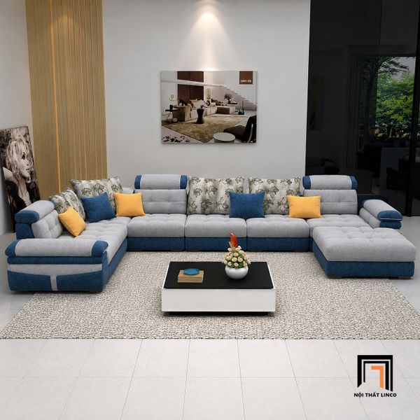 sofa chữ U dài 3m55