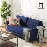  Ghế sofa băng BT26 Rosenow dài 1m9 màu xanh đen vải nhung 