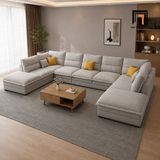  Sofa U vải nỉ UT86 Vista 3m5 x 2m05 cao cấp 