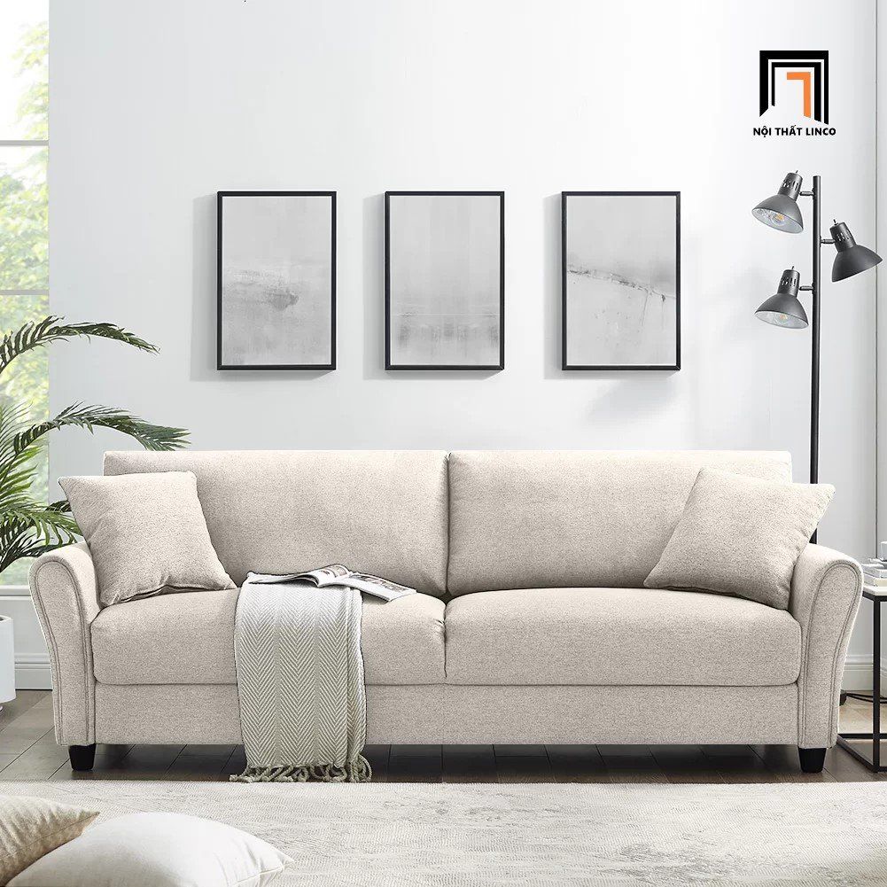 Ghế sofa văng phòng khách BT30 Iceola 2m phong cách châu Âu 
