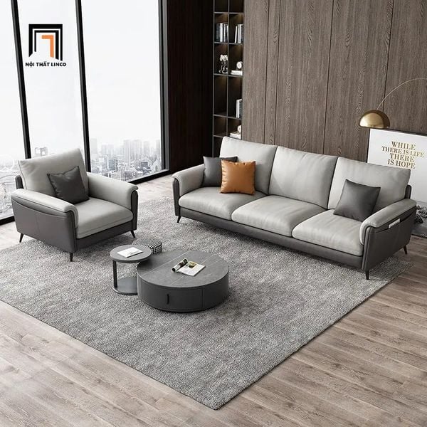 sofa phòng khách dài 2m1