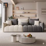  Ghế sofa băng 2m vải nhung BHQ78 Newel sảnh chờ tiệm shop 