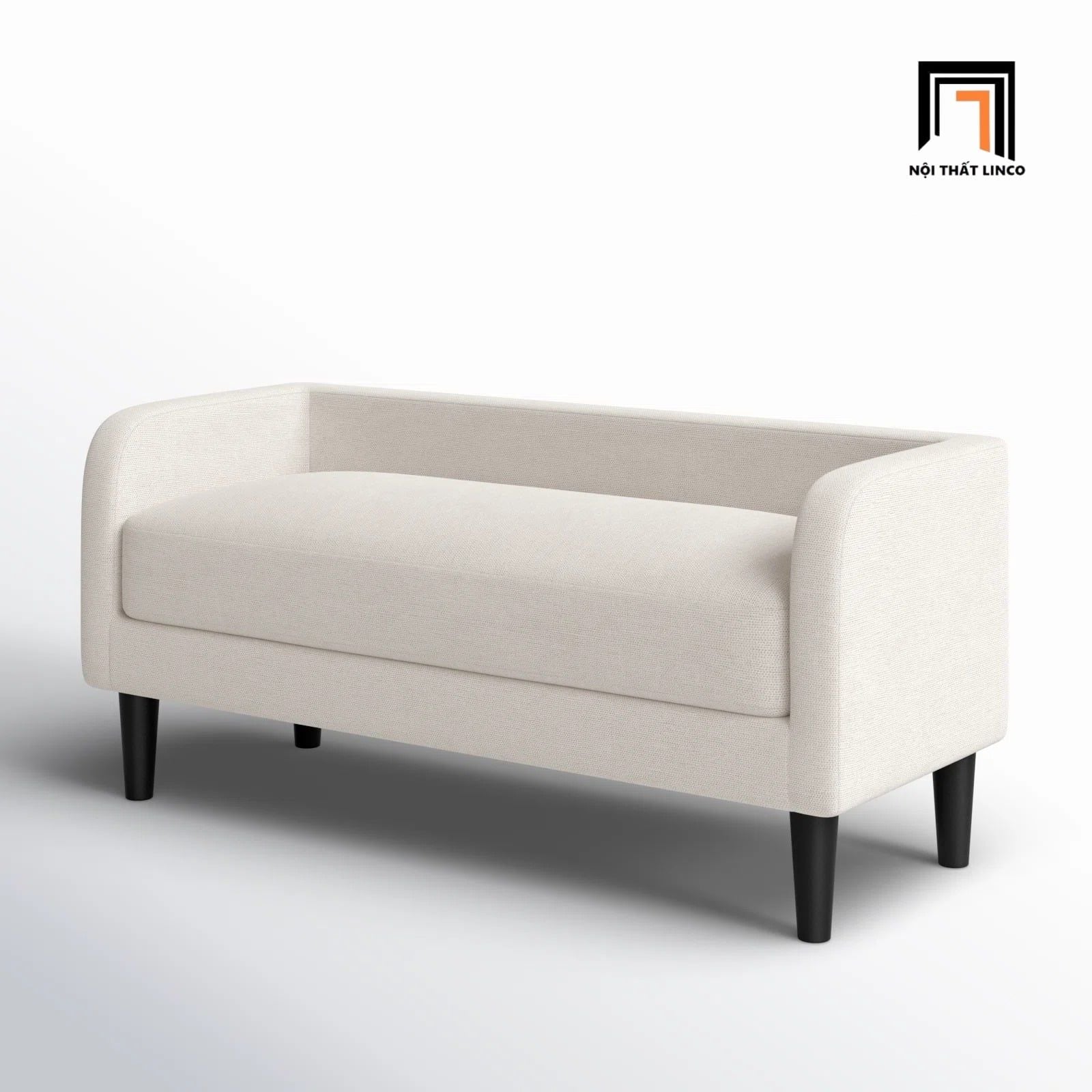  Ghế sofa bench vải nỉ SB10 Saifaan dài 1m3 phòng ngủ nhỏ gọn 