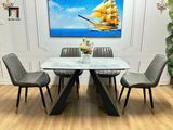  Bộ bàn ghế ăn nhỏ gọn cao cấp 25-BAD4-Casdia 4 người ngồi 