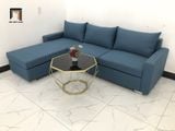 Bộ bàn ghế sofa góc GL1 2m2 x 1m6 màu xanh dương giá rẻ 