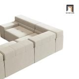  Bộ ghế sofa U 2m4 UT7 Paden màu trắng kem giá tốt 