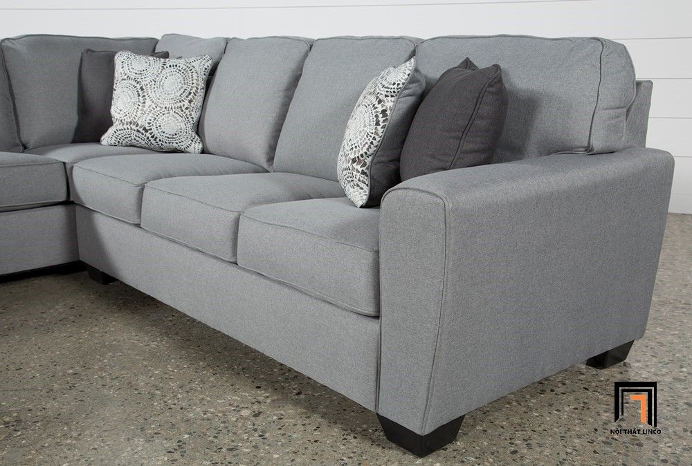  Bộ ghế sofa góc L GT42 Mcdade 2m7 x 1m9 phong cách Âu Mỹ 