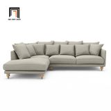  Ghế sofa góc L GT58 Lazare 2m4 x 1m6 phong cách cổ điển 