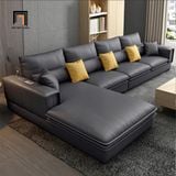  Ghế sofa U dài 3m65 UT36 Youtai thiết kế phối màu vải hiện đại 
