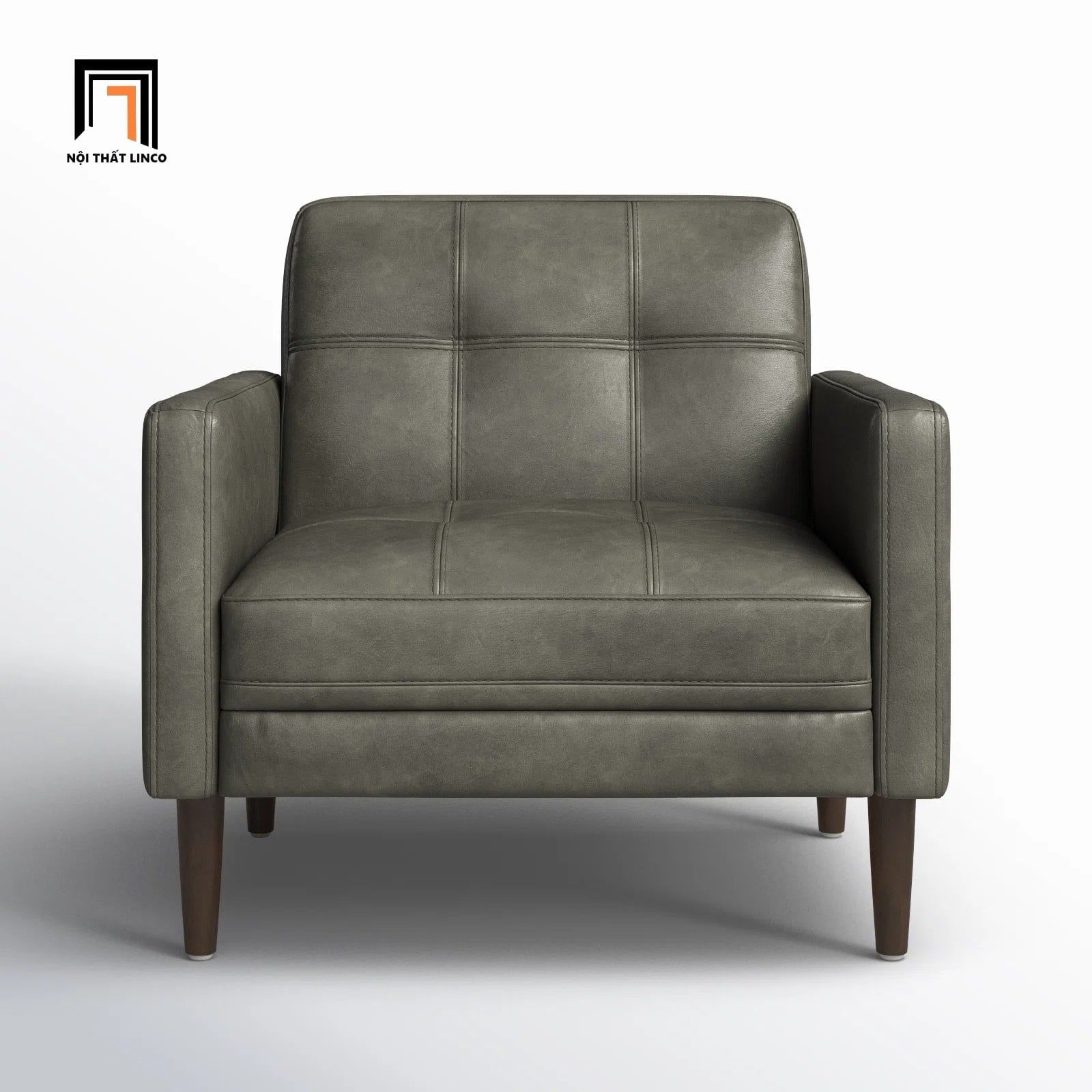  Sofa đơn da công nghiệp DT101 Ahmara văn phòng tiếp khách 