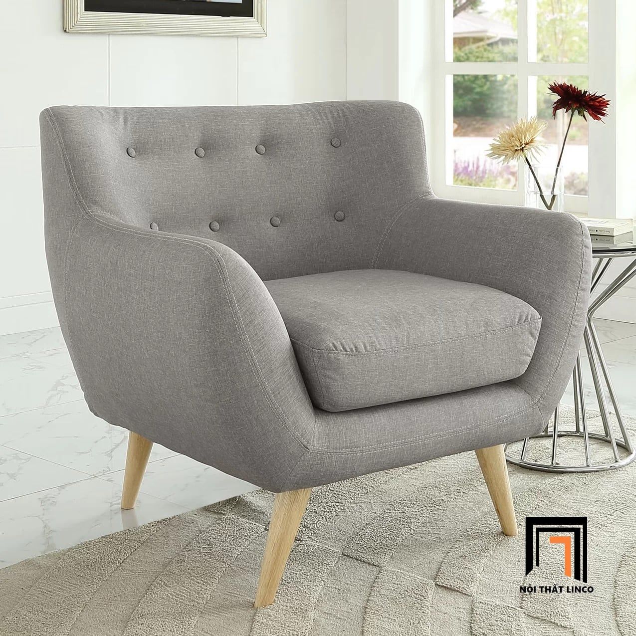  Ghế sofa đơn giá rẻ DT14 Ellice cho phòng ngủ nhỏ xinh 