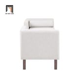  Ghế sofa bench đôn dài 1m4 SB33 Hon vải nỉ màu xám trắng 