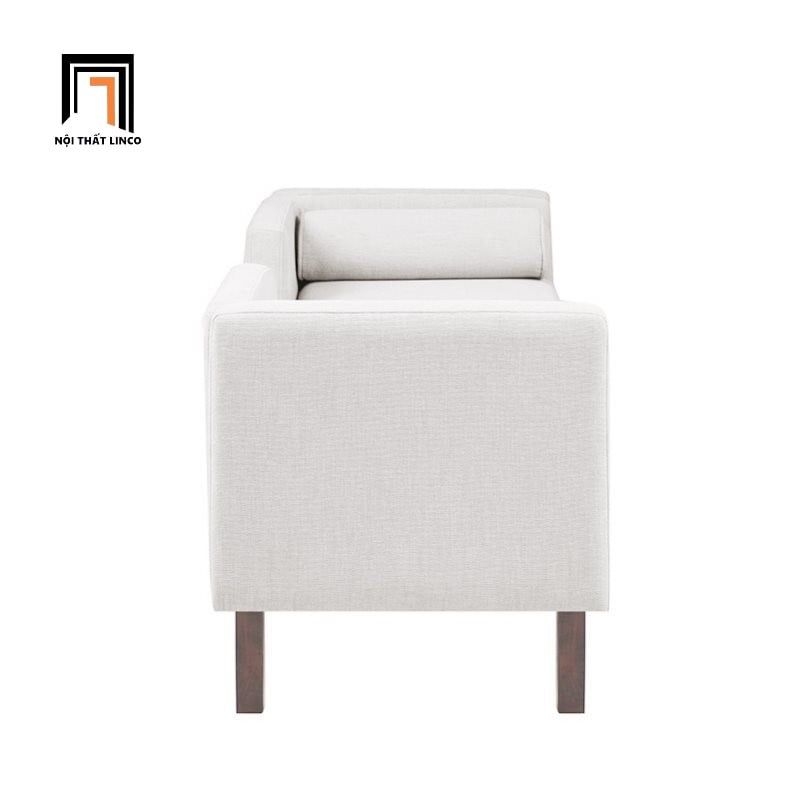  Ghế sofa bench đôn dài 1m4 SB33 Hon vải nỉ màu xám trắng 