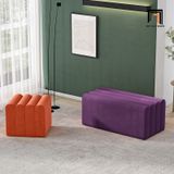  Ghế sofa đôn cho sảnh chờ SB23 Waling 1m x 50 vải nhung kem 