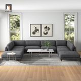  Bộ sofa chữ U UT31 Duroy 3m4 cao cấp, rộng rãi cho gia đình 