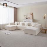 Ghế sofa chữ U UT17 Dade 3m1 màu kem giá rẻ 