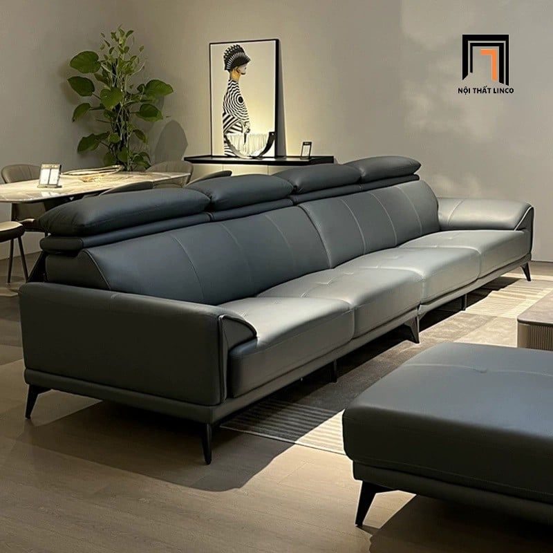  Bộ ghế sofa băng phòng khách BHQ99 Wirch 2m8 kê đầu gật gù 