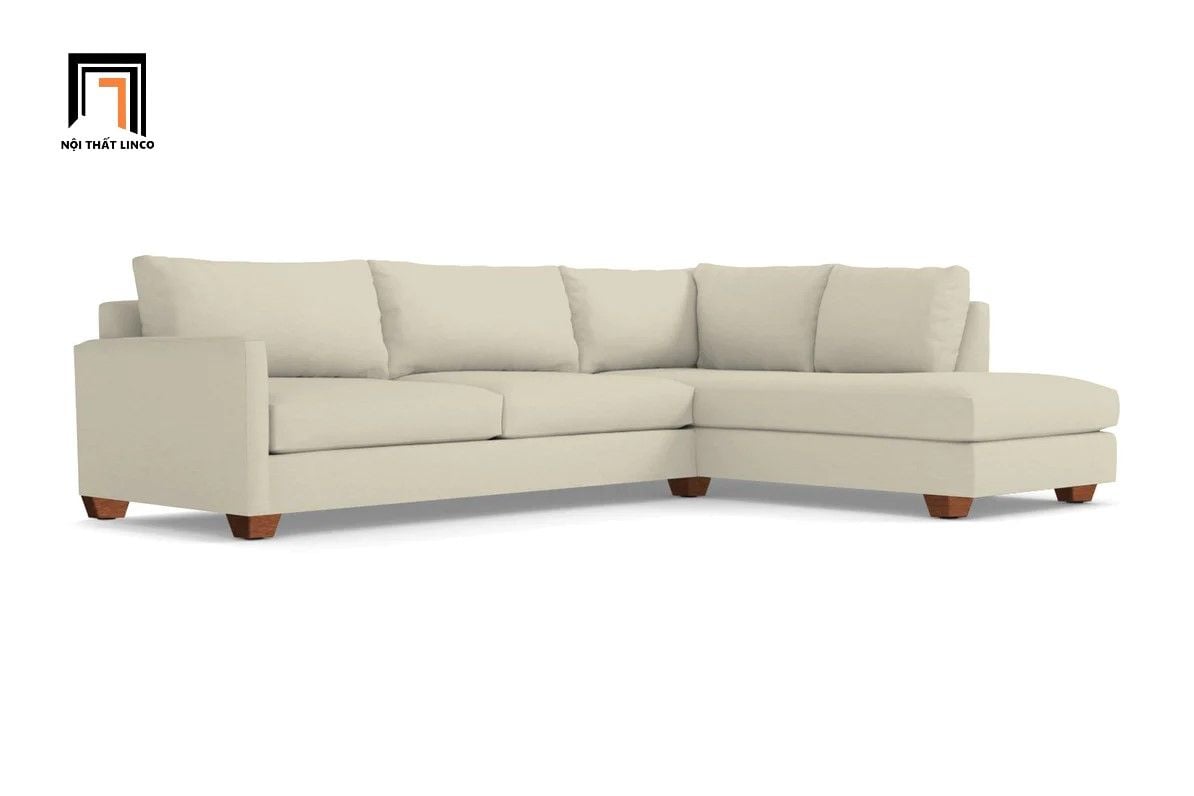 Ghế sofa góc L GT10 Tuxedo màu xám ghi giá rẻ 2m4 x 1m8 