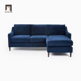  Bộ ghế sofa góc L xoay chiều GT77 Paige màu xanh dương đậm 