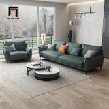  Set ghế sofa góc da xanh lá GT299 Noha 2m6 x 1m6 giá rẻ 