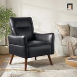  Ghế sofa đơn da giả DT106 Amylee cho văn phòng ngồi tiếp khách 