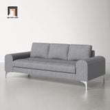  Ghế sofa băng giật lún dài 2m màu xám BT39 Glenn chân inox 