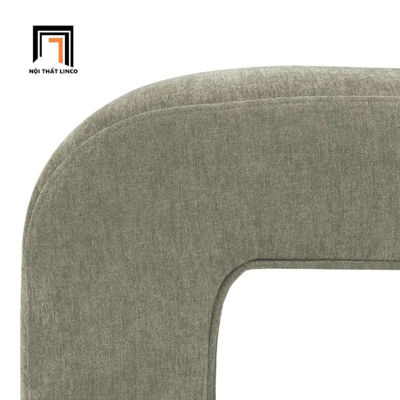  Ghế sofa đôn dài 1m2 SB6 Steven màu cam vải nỉ mềm 