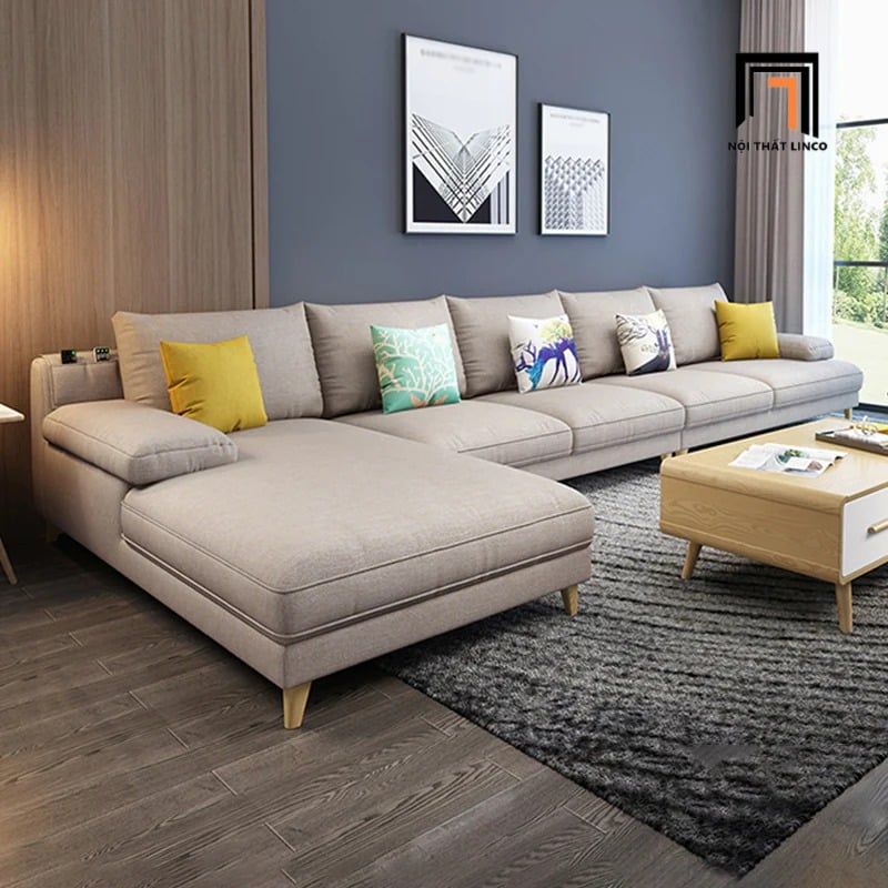  Ghế sofa U UT93 Moark 3m4 phù hợp phòng khách rộng 