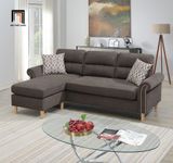  Bộ ghế sofa góc chữ L gia đình GT65 Retic 2m2 x 1m5 vải bố 