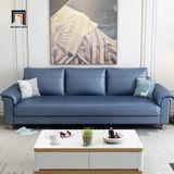  Ghế sofa băng dài 2m1 BT25 Bawati da Pu màu xanh dương 