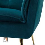  Ghế sofa đơn cho sảnh chờ DT4 Toulouse vải nhung cao cấp 