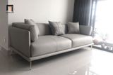  Ghế sofa văng da chống trầy BHQ48 Tioga 2m2 căn hộ chung cư 