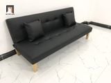  Bộ ghế sofa bed bật giường GBL1 da giả đen giá rẻ dài 1m7 
