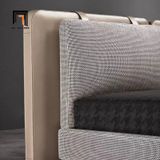  Giường ngủ hiện đại 1m6 x 2m da vải GN100 Mulloys sang trọng 