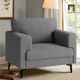  Ghế sofa đơn màu xanh ngọc giá rẻ DT78 Blennie vải nỉ bố 
