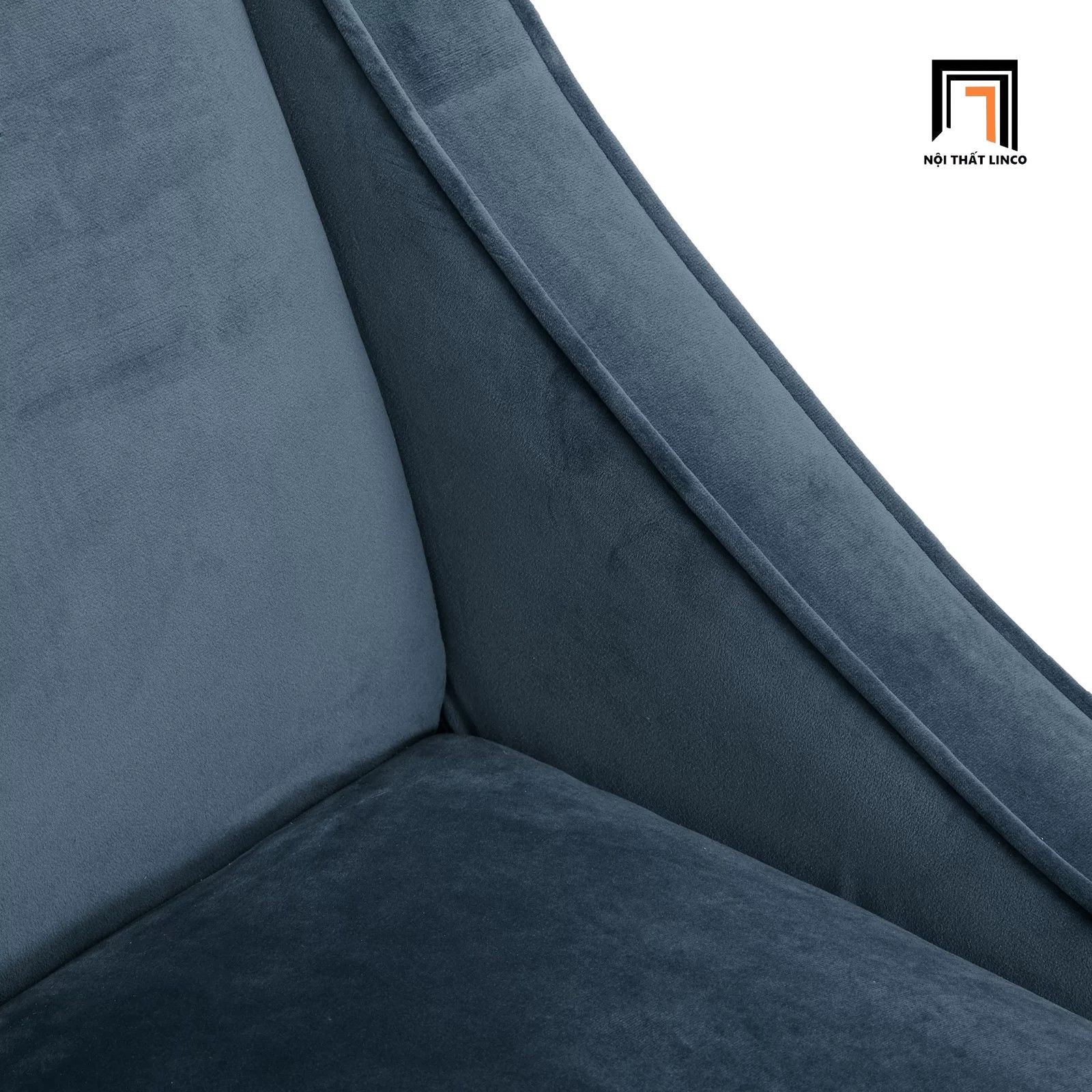  Ghế sofa băng nhỏ gọn 1m3 BT51 Tormel đính nút bạc nổi bật 